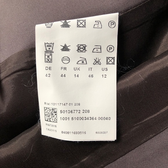 HUGO BOSS Dark Brown Pencil Skirt - Picture 7 of 8